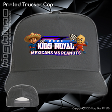 Load image into Gallery viewer, Printed Trucker Cap - JQMV Kids Royal 2026
