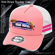 Load image into Gallery viewer, KIDS Stripe Trucker - JQMV Kids Royal 2026
