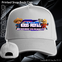 Load image into Gallery viewer, Printed Snap Back CAP - JQMV Kids Royal 2026
