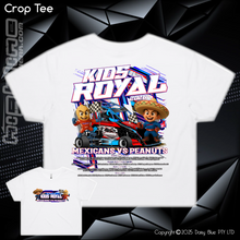 Load image into Gallery viewer, Ladies Crop Tee - JQMV Kids Royal 2026
