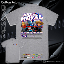 Load image into Gallery viewer, Cotton Polo - JQMV Kids Royal 2026
