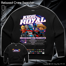 Load image into Gallery viewer, Relaxed Crew Sweater - JQMV Kids Royal 2026
