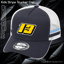 Load image into Gallery viewer, KIDS Stripe Trucker - Drew Ogle
