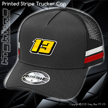 Load image into Gallery viewer, STRIPE Trucker Cap - Drew Ogle
