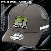 Load image into Gallery viewer, STRIPE Trucker Cap - Robls Racing
