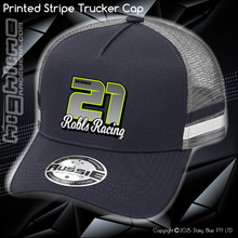 Load image into Gallery viewer, STRIPE Trucker Cap - Robls Racing
