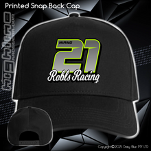 Load image into Gallery viewer, Printed Snap Back CAP - Robls Racing
