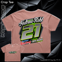 Load image into Gallery viewer, Ladies Crop Tee - Robls Racing
