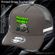 Load image into Gallery viewer, STRIPE Trucker Cap - Thomas Family Tree Services
