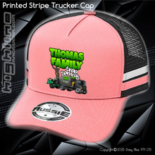 Load image into Gallery viewer, STRIPE Trucker Cap - Thomas Family Tree Services
