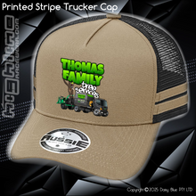 Load image into Gallery viewer, STRIPE Trucker Cap - Thomas Family Tree Services
