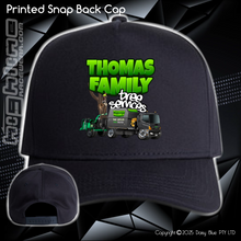 Load image into Gallery viewer, Printed Snap Back CAP - Thomas Family Tree Services
