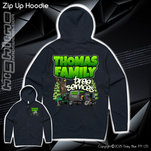 Load image into Gallery viewer, Zip Up Hoodie - Thomas Family Tree Services
