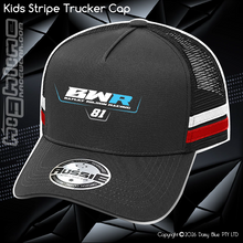 Load image into Gallery viewer, KIDS Stripe Trucker - Bayley Wilson
