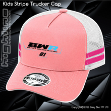 Load image into Gallery viewer, KIDS Stripe Trucker - Bayley Wilson
