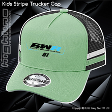 Load image into Gallery viewer, KIDS Stripe Trucker - Bayley Wilson
