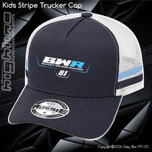Load image into Gallery viewer, KIDS Stripe Trucker - Bayley Wilson
