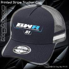 Load image into Gallery viewer, STRIPE Trucker Cap - Bayley Wilson
