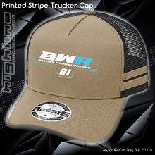 Load image into Gallery viewer, STRIPE Trucker Cap - Bayley Wilson
