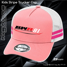 Load image into Gallery viewer, KIDS Stripe Trucker - Bayley Wilson
