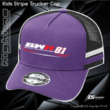 Load image into Gallery viewer, KIDS Stripe Trucker - Bayley Wilson
