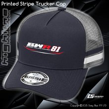 Load image into Gallery viewer, STRIPE Trucker Cap - Bayley Wilson
