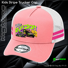 Load image into Gallery viewer, KIDS Stripe Trucker - Ollie 'OL DAWG' Roycroft
