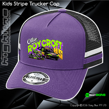 Load image into Gallery viewer, KIDS Stripe Trucker - Ollie 'OL DAWG' Roycroft
