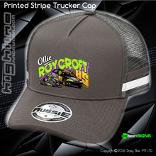 Load image into Gallery viewer, STRIPE Trucker Cap - Ollie 'OL DAWG' Roycroft
