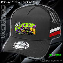 Load image into Gallery viewer, STRIPE Trucker Cap - Ollie 'OL DAWG' Roycroft
