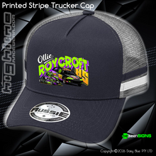 Load image into Gallery viewer, STRIPE Trucker Cap - Ollie 'OL DAWG' Roycroft
