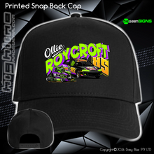 Load image into Gallery viewer, Printed Snap Back CAP - Ollie 'OL DAWG' Roycroft
