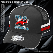 Load image into Gallery viewer, KIDS Stripe Trucker - SDAV Hotrods
