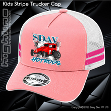 Load image into Gallery viewer, KIDS Stripe Trucker - SDAV Hotrods
