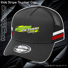 Load image into Gallery viewer, KIDS Stripe Trucker - Heseltine/Petrou Racing
