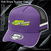 Load image into Gallery viewer, KIDS Stripe Trucker - Heseltine/Petrou Racing
