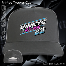 Load image into Gallery viewer, Printed Trucker Cap - Mitch Viney
