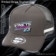 Load image into Gallery viewer, STRIPE Trucker Cap - Mitch Viney
