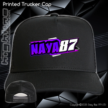 Load image into Gallery viewer, Printed Trucker Cap - Nathan 'NAYA' Fawns
