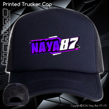 Load image into Gallery viewer, Printed Trucker Cap - Nathan 'NAYA' Fawns
