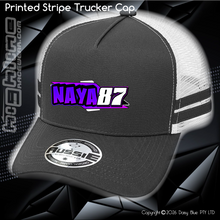 Load image into Gallery viewer, STRIPE Trucker Cap - Nathan 'NAYA' Fawns

