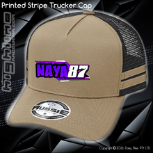 Load image into Gallery viewer, STRIPE Trucker Cap - Nathan 'NAYA' Fawns
