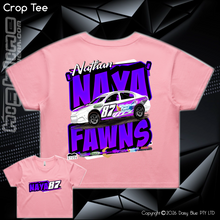 Load image into Gallery viewer, Ladies Crop Tee - Nathan 'NAYA' Fawns
