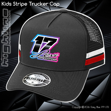 Load image into Gallery viewer, KIDS Stripe Trucker - Lexi Van Ginneken LVG
