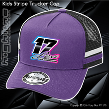 Load image into Gallery viewer, KIDS Stripe Trucker - Lexi Van Ginneken LVG
