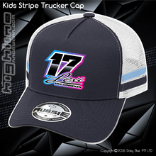 Load image into Gallery viewer, KIDS Stripe Trucker - Lexi Van Ginneken LVG
