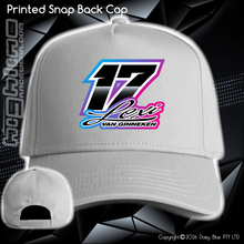 Load image into Gallery viewer, Printed Snap Back CAP - Lexi Van Ginneken LVG
