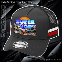 Load image into Gallery viewer, KIDS Stripe Trucker - Super Rod Tour 2025
