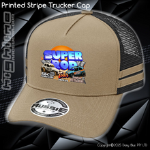 Load image into Gallery viewer, STRIPE Trucker Cap - Super Rod Tour 2025
