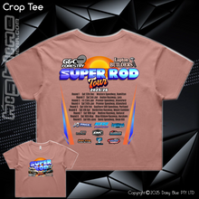 Load image into Gallery viewer, Ladies Crop Tee - Super Rod Tour 2025
